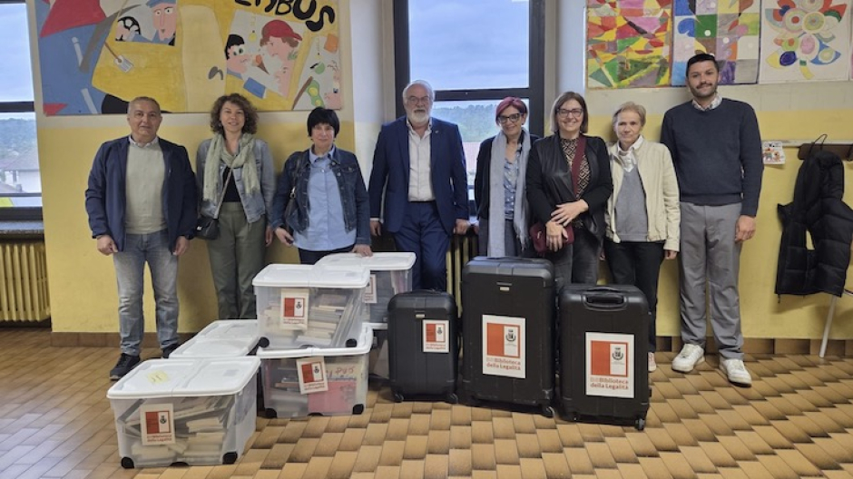 Consegnata la prima valigia della rete BILL alla Biblioteca di Fontaneto